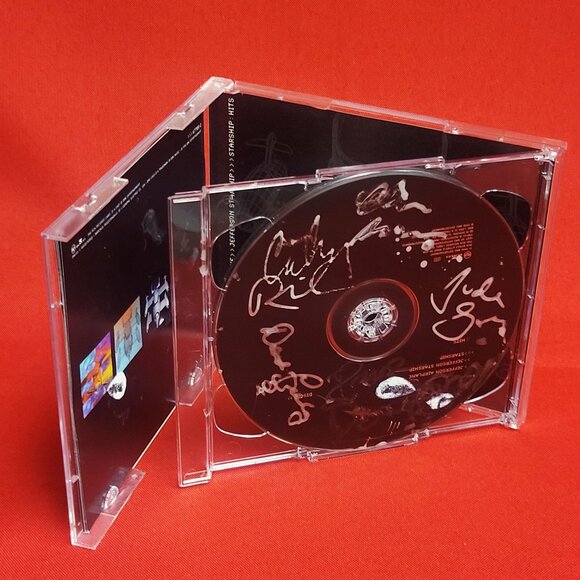Jefferson Airplane Jefferson on Starship Starship Hits 2 Discs CD Signed 1998 - Picture 6 of 10